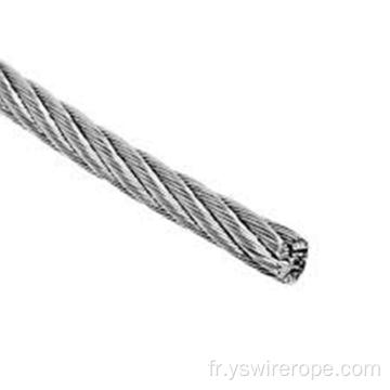 316 ROPE DE CHEUR HAUTE TENSILE ACIER INOXED 7X19